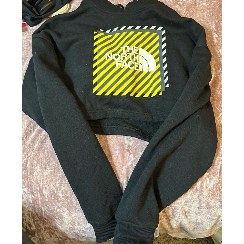 North face cropped hoodie